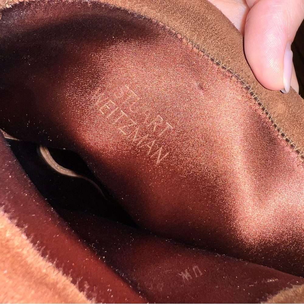 Stuart Weitzman Lowland Brown Suede In 6m - image 4